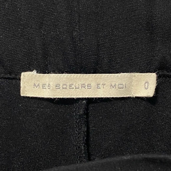 Mes Sœurs et Moi Black Gobelin Pants— Made in Tunisia, Size 0 - Picture 9 of 10